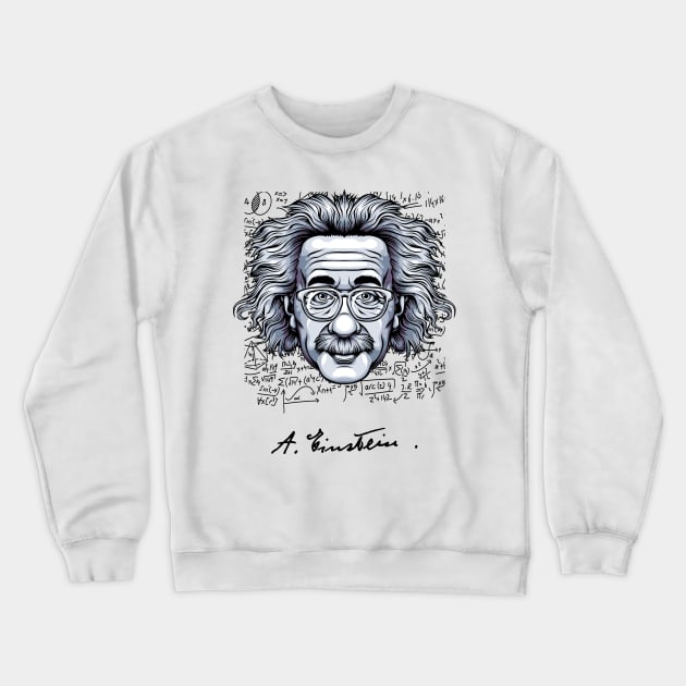 Albert Einstein Crewneck Sweatshirt by Lumio Gifts